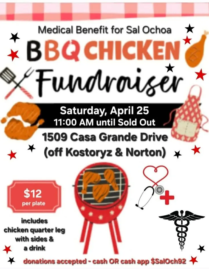 Just a reminder there's a benefit BBQ Plate sale coming soon to support one of our brothers, The Mad Dog Sal Ochoa. If you're in Corpus on April 25th, come by, buy a plate or a few and help our bro...